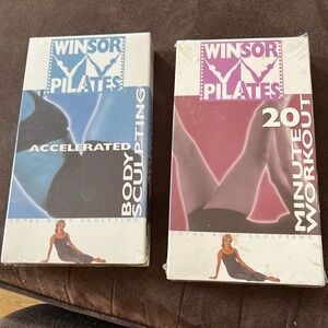 Windsor Pilates Body Sculpting Accelerated and 20 Minute Workout(2 VHS tapes)